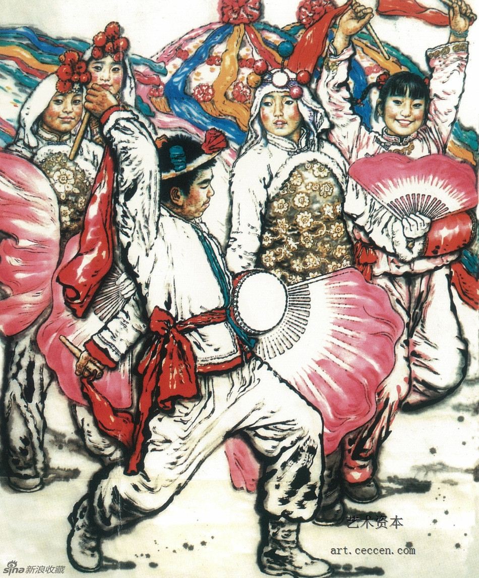 长卷黄土地的主人之七 横山老腰鼓局部二